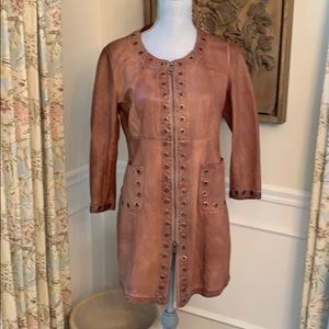 Gimos Leather Car coat